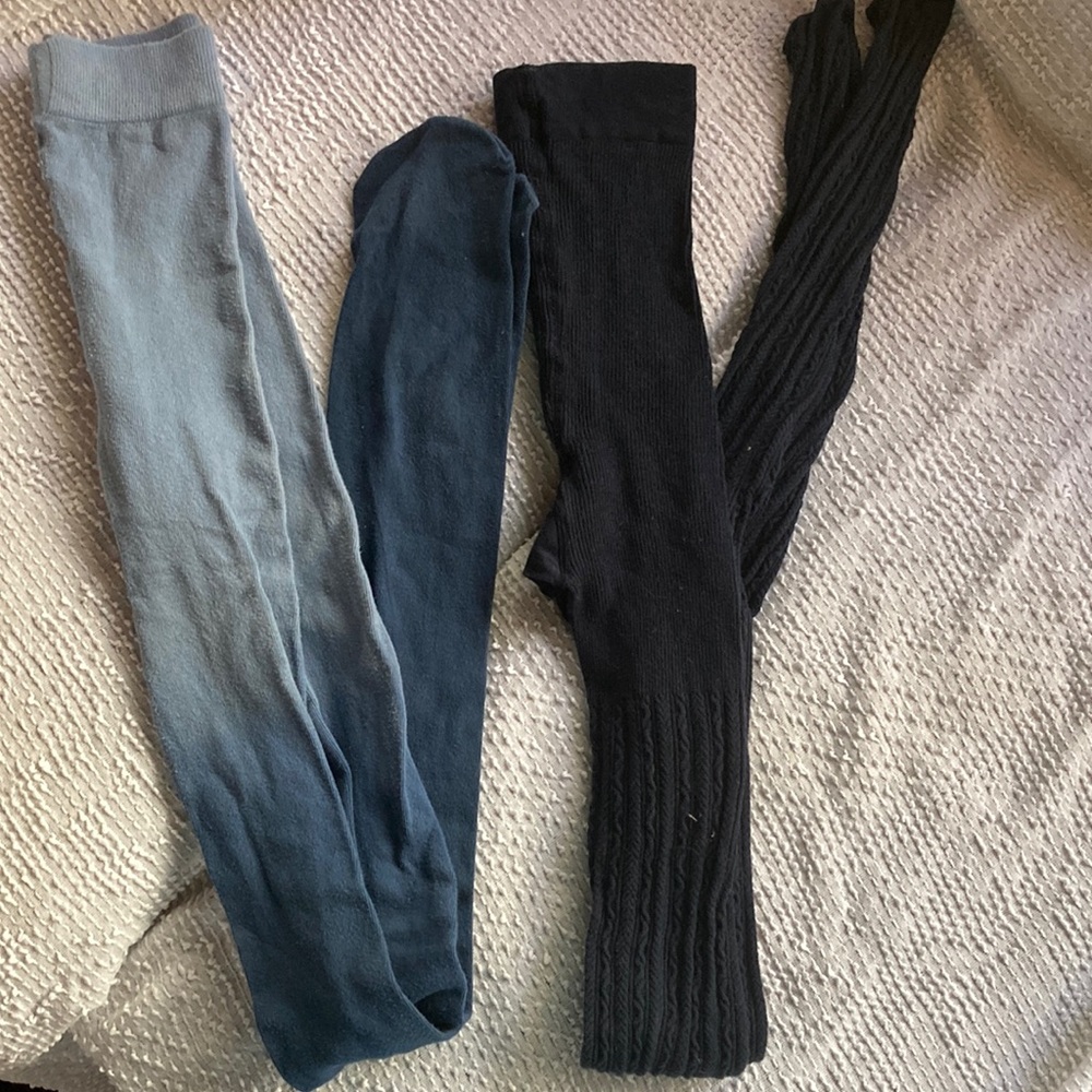 Lot of 2 Pact Organic- Organic cotton tights